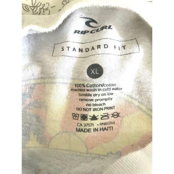 Rip Curl Shred Till Dead Surf Long Sleeve Shirt XL - Picture 8 of 8